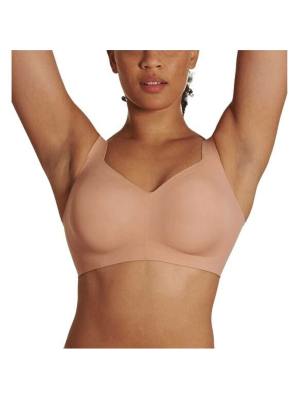 Evelyn & Bobbie The Beyond Bra XL Pink Wireless comfort